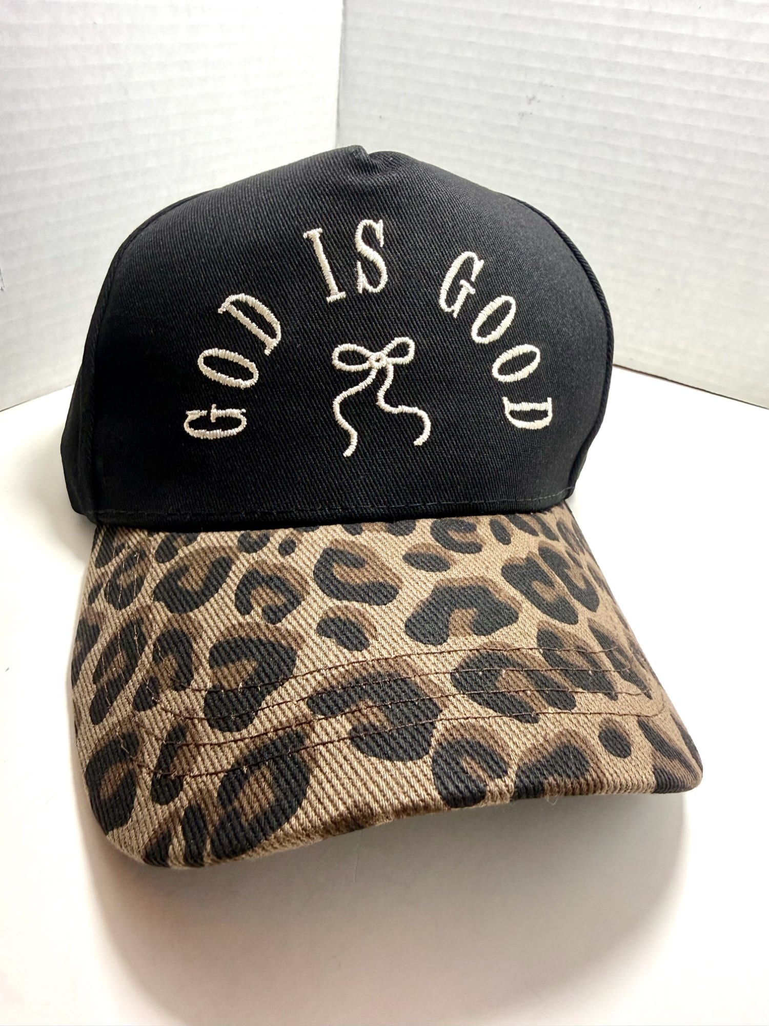 God Is Good Cheetah Trucker Hat — Faithfully Rooted Collection — photo 1