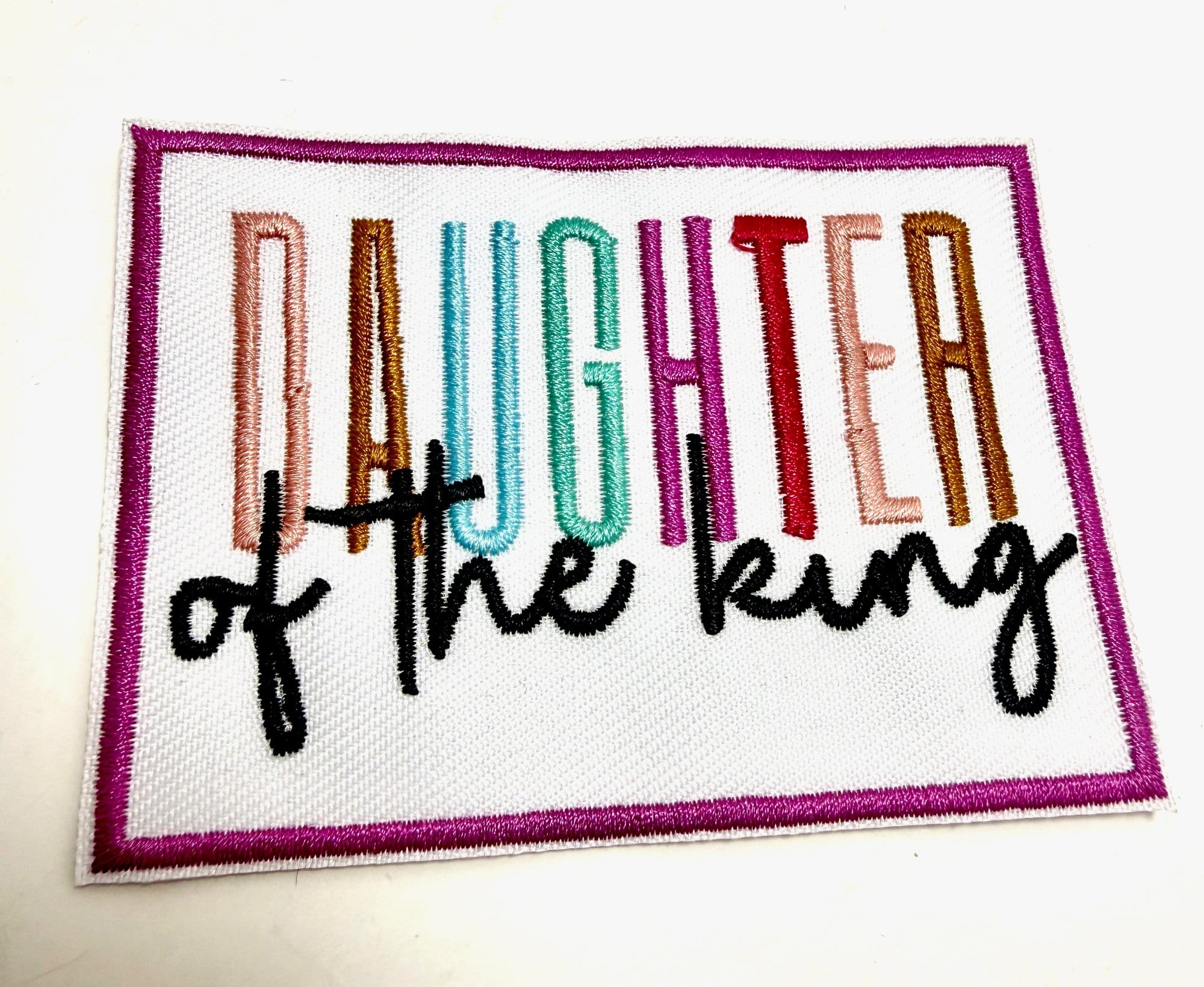 Daughter of the King Patch | Faithfully Rooted Collection