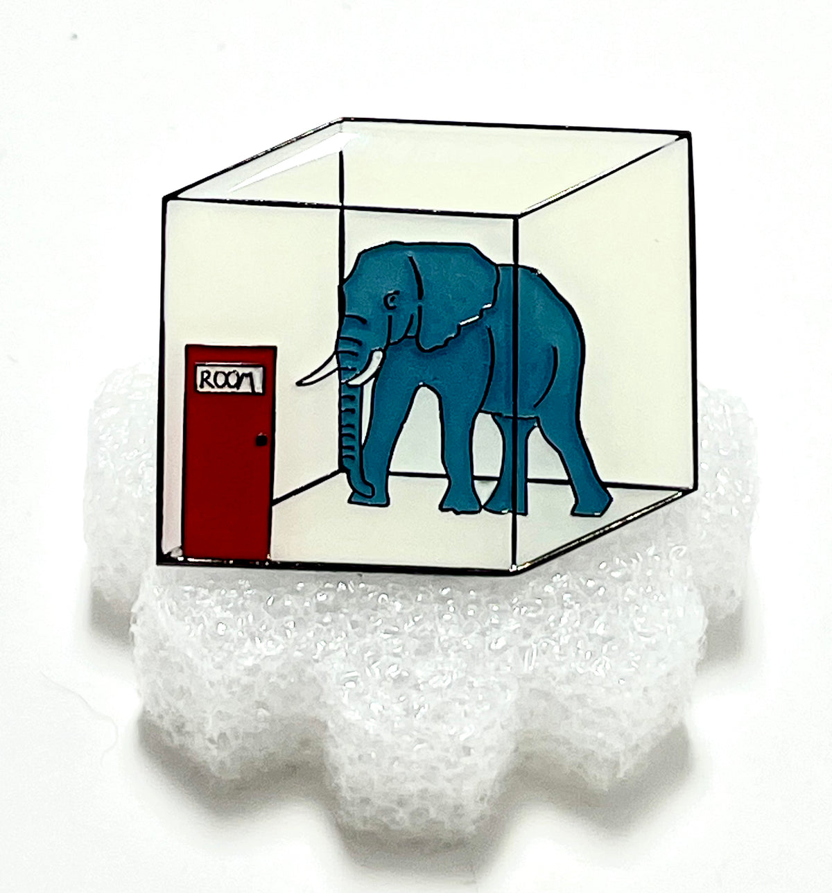 🐘 Elephant In The Room Enamel Pin